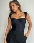 Bustier Mykonos Negro