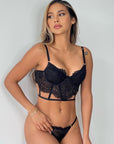 Croptop Capri Negro