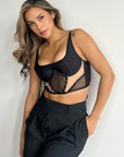 Croptop Aruba Negro