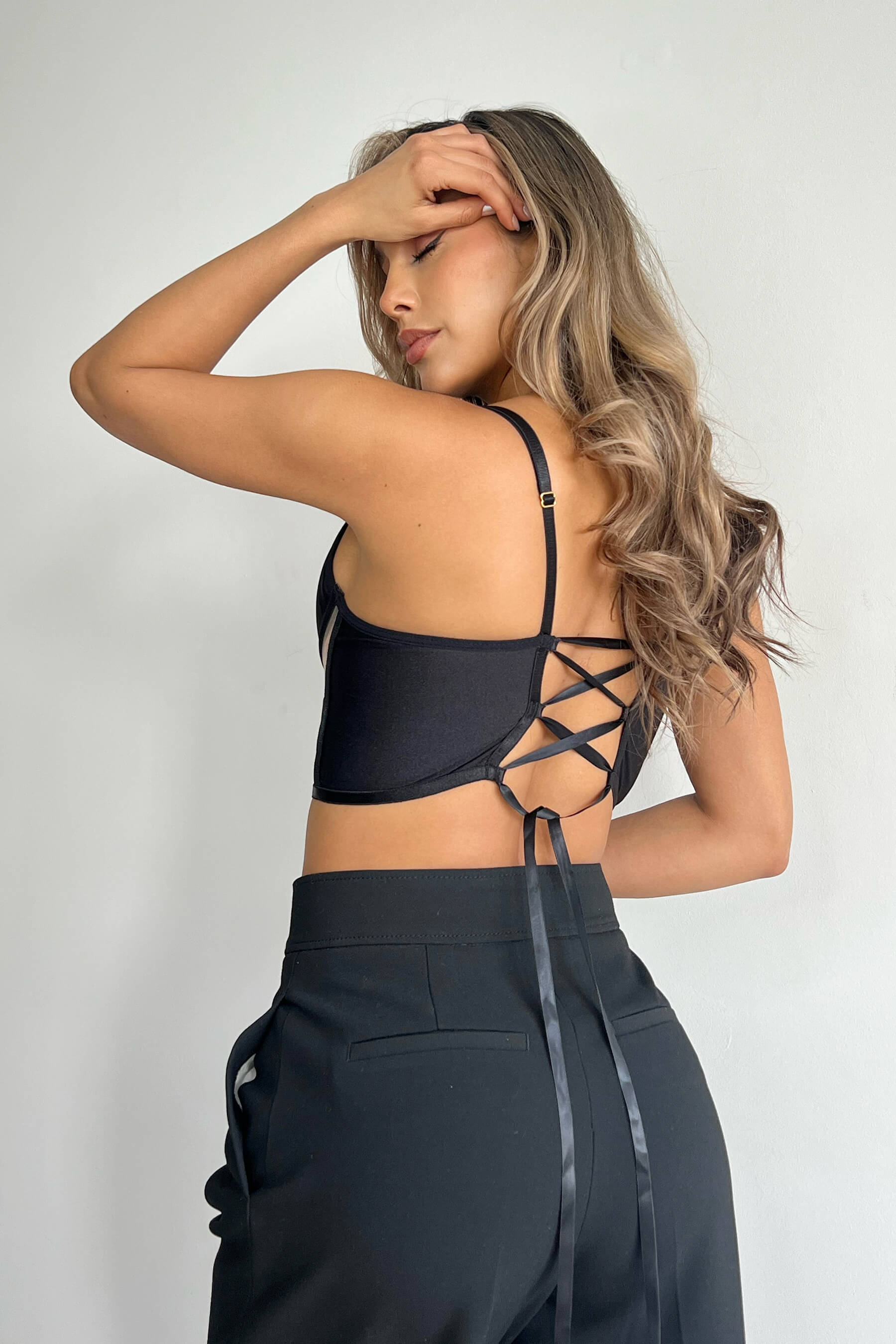 Croptop Aruba Negro
